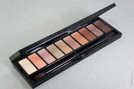 Yves saint laurent variatie couture paleta # 1 recenzie Nu, Swatch, machiaj