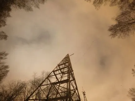 Elhagyott rádió központ Kurkino