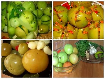 Осоляване зелени домати в тенджера най-добрите рецепти със снимки