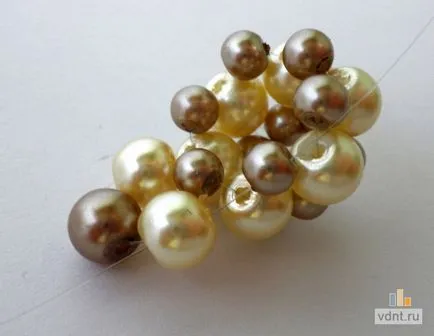 Pearl nyaklánc szőtt gyöngyös gyöngyök (mester osztály), vdnt