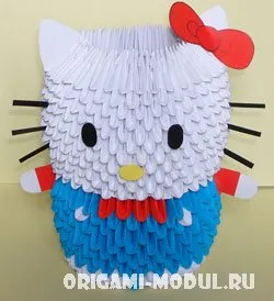 Kitty moduláris origami