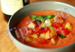 А класическата италианска доматена супа гаспачо - рецепта за италианска доматена супа