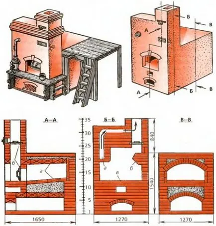 cuptor de caramida pentru o casa de lemn, instrucțiuni video de instalare, cu mâinile lor, cum să facă