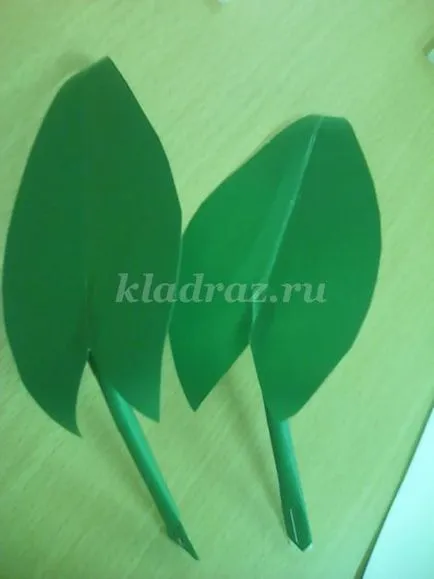 Houseplant „Calla“, cu propriile sale mâini pentru copii 5-7 ani