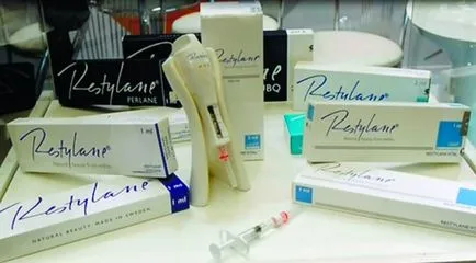 Conturarea de umplere din plastic de buze augmentare Restylane