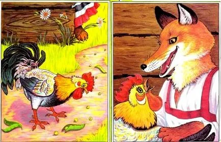 Cat, Fox si Rooster - povesti toate