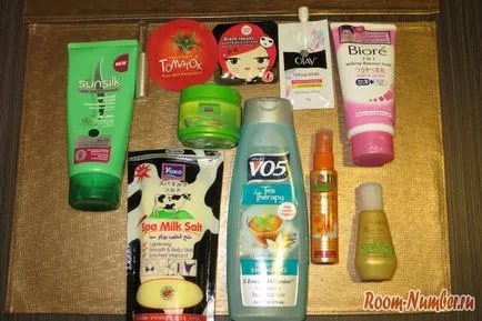 Cosmetice în Thailanda creme, masti faciale și loțiuni pentru păr