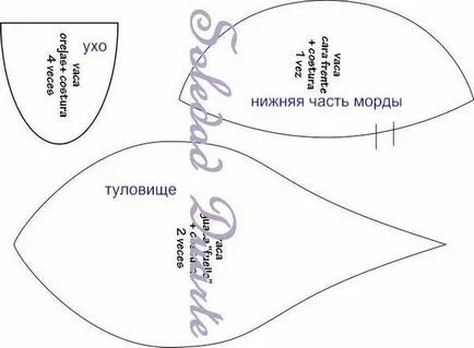 Хипопотам костюми модели - проектиране на пяната, коледни костюми Vkontakte