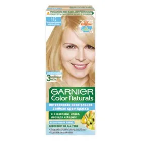 Naturals culoarea parului vopsea garnier (umbră 113 blond nisipos), cel mai bun vopseaua de păr