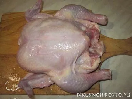 Пиле сол - стъпка по стъпка рецепта със снимки, и вкусни и лесни