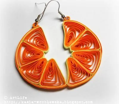 Quilling bijuterii cu mâinile lor