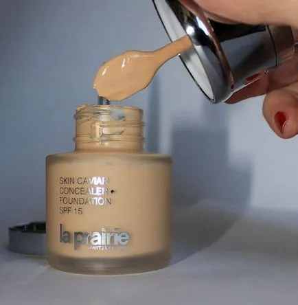 La Prairie alapítvány bőr kaviár rejtegető alapozó SPF 15