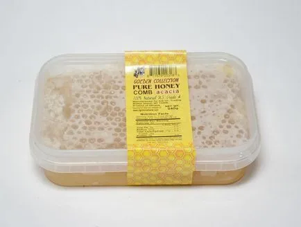 Miere în fagure, utilizați ca pieptene magazin miere, proprietăți și aplicații