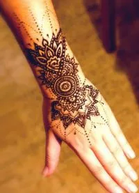 Mehendi на ръцете