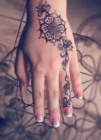 Mehendi на ръцете