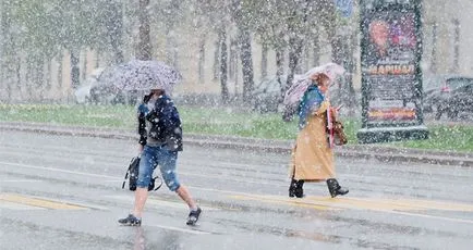 Meteorologist Yevgeny Tishkovets rendellenes időjárás