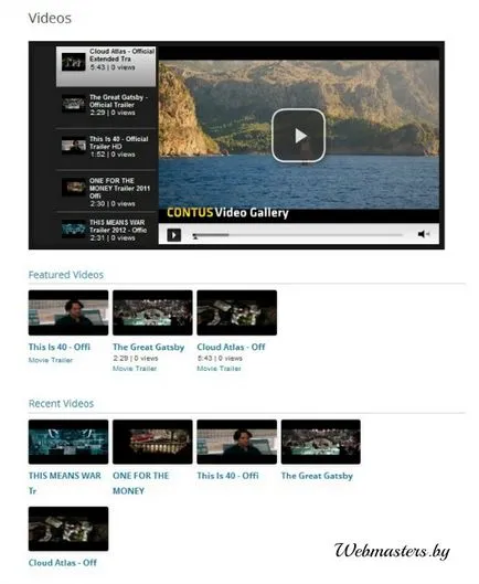 10 Free YouTube-galerii pentru WordPress