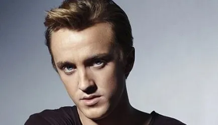 Actorul Tom Felton ca Draco Malfoy în Harry Potter