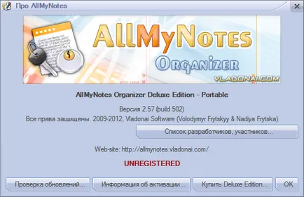 Allmynotes szervező - ingyenes notebook szervező