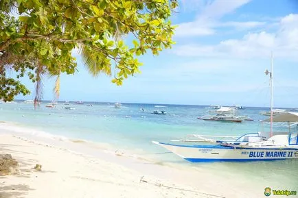 Alona Beach - cea mai frumoasă plajă din Panglao, Bohol, Filipine