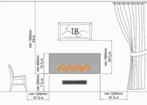 Biosemineu (bio semineu) pentru apartamente și case în interior