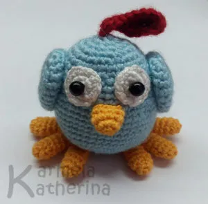 Mark chipchik hogyan lehet lekötni egy horog madár - katkarmela játékok Amigurumi horgolt