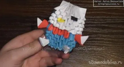 origami modular «Hello Kitty»