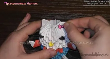 Moduláris origami «Hello Kitty»