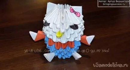 origami modular «Hello Kitty»