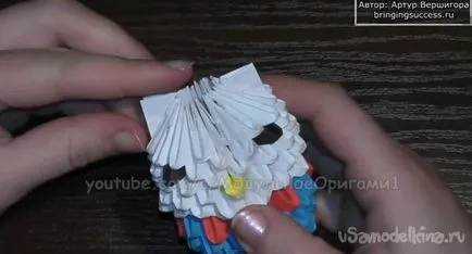 Moduláris origami «Hello Kitty»