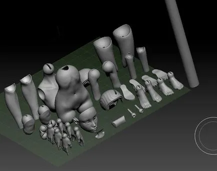 Poate atinge · modele de creare a BJD (papusa-ball dinti) în 3d-software pentru realizarea de prototipuri