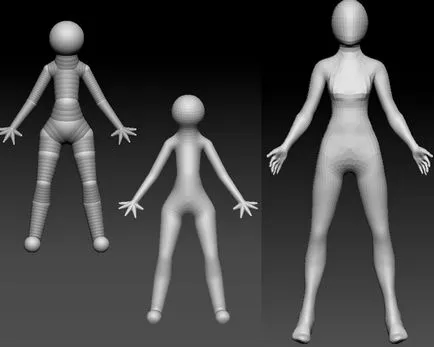 Poate atinge · modele de creare a BJD (papusa-ball dinti) în 3d-software pentru realizarea de prototipuri