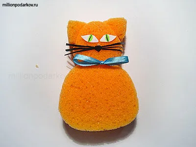 Pentru copii hand-made articol - o pisica - cu instrucțiuni foto