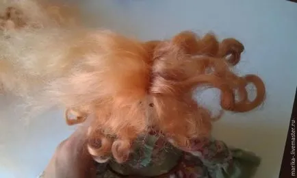 Tedd frizura egy baba gyapjú - Fair Masters - kézzel készített, kézzel készített