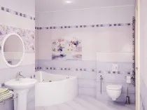 Fürdőszoba tervezés lila árnyalatú, lakberendezés lila (lila) fürdőszoba javítás