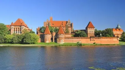 Tour lovagvár Malbork Térkép Pole, Lengyelország egyedül