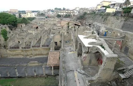 Az ősi város Herculaneum, Olaszország