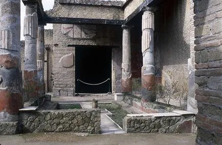 Az ősi város Herculaneum, Olaszország