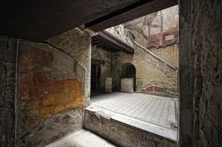 Az ősi város Herculaneum, Olaszország