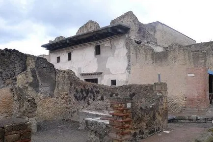 Az ősi város Herculaneum, Olaszország