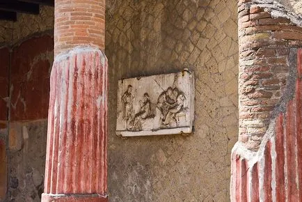 Az ősi város Herculaneum, Olaszország