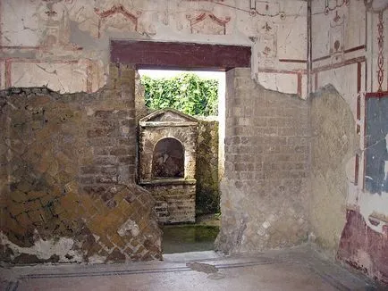 Az ősi város Herculaneum, Olaszország