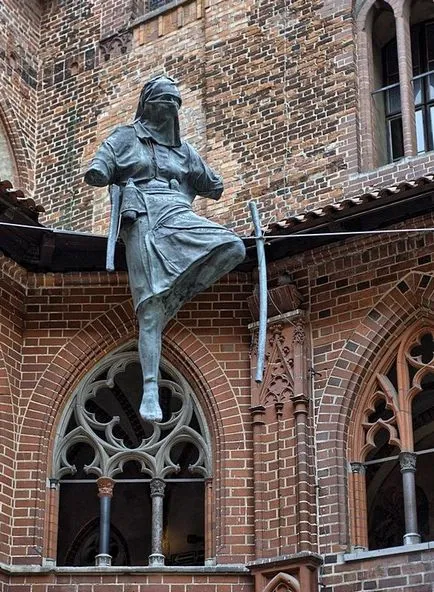 Tour lovagvár Malbork Térkép Pole, Lengyelország egyedül