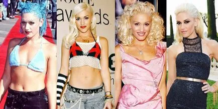 Evolution stílus Gwen Stefani a lázadó, hogy egy hölgy