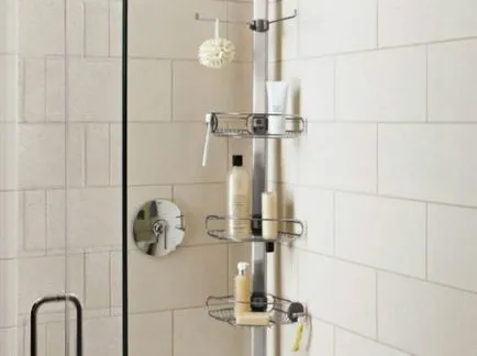 Polcok a fürdőszoba 7 népszerű tervezési lehetőségek