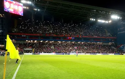 Focuri de artificii, o casă plină în tribune și potcoavă Armatei CSKA a deschis noul stadion - 11 septembrie 2016 -