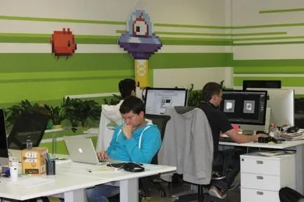 Foto interior Moscova Zeptolab companie, care a dezvoltat jocul popular tăiat coarda