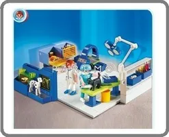 Playsets az állatok kezelésére és tematikus játékok, állatorvosi klinikán, mint egy ajándék!