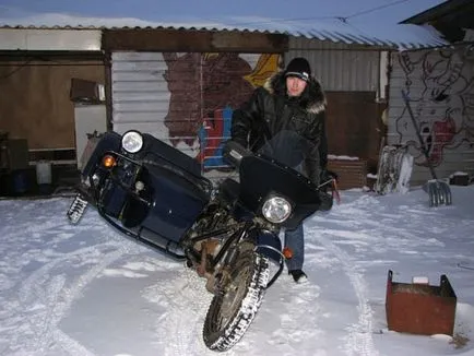 Meu cal de fier demn de încredere, motocicleta Ural Dnepr, bmw, reparații motociclete