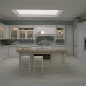 Belső nappali nyitott konyhával - hogyan intézkedik bútorok